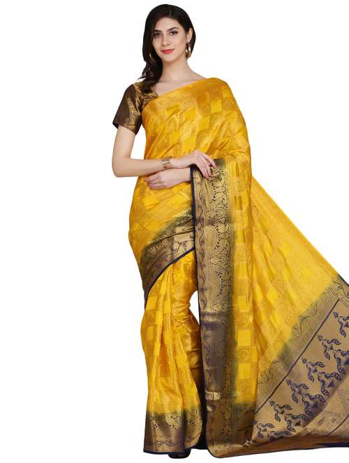 women's banarasi saree with blouse - 17563297 -  Standard Image - 0
