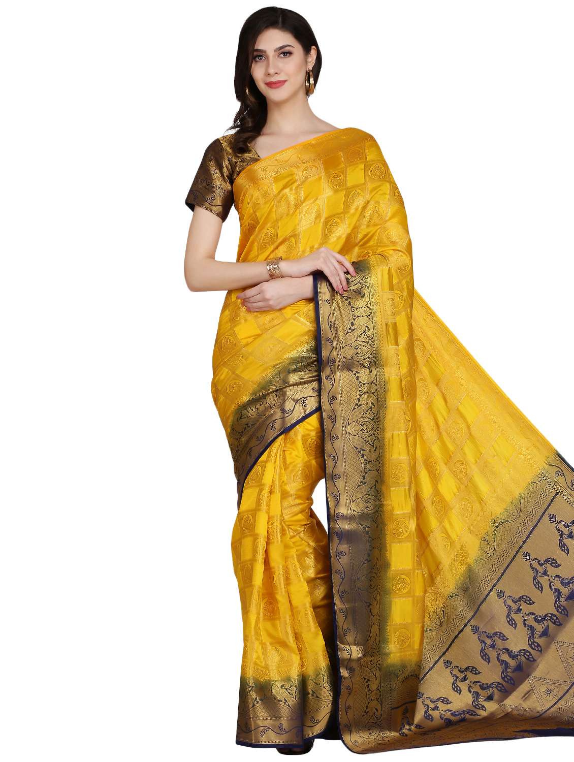 women's banarasi saree with blouse