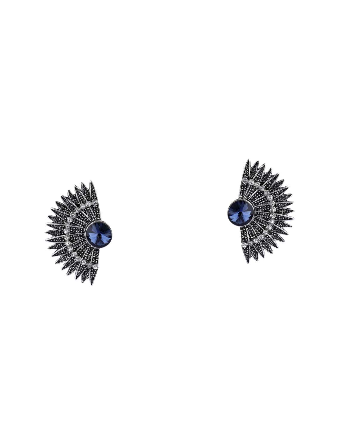 Silver Metal Drop Earring