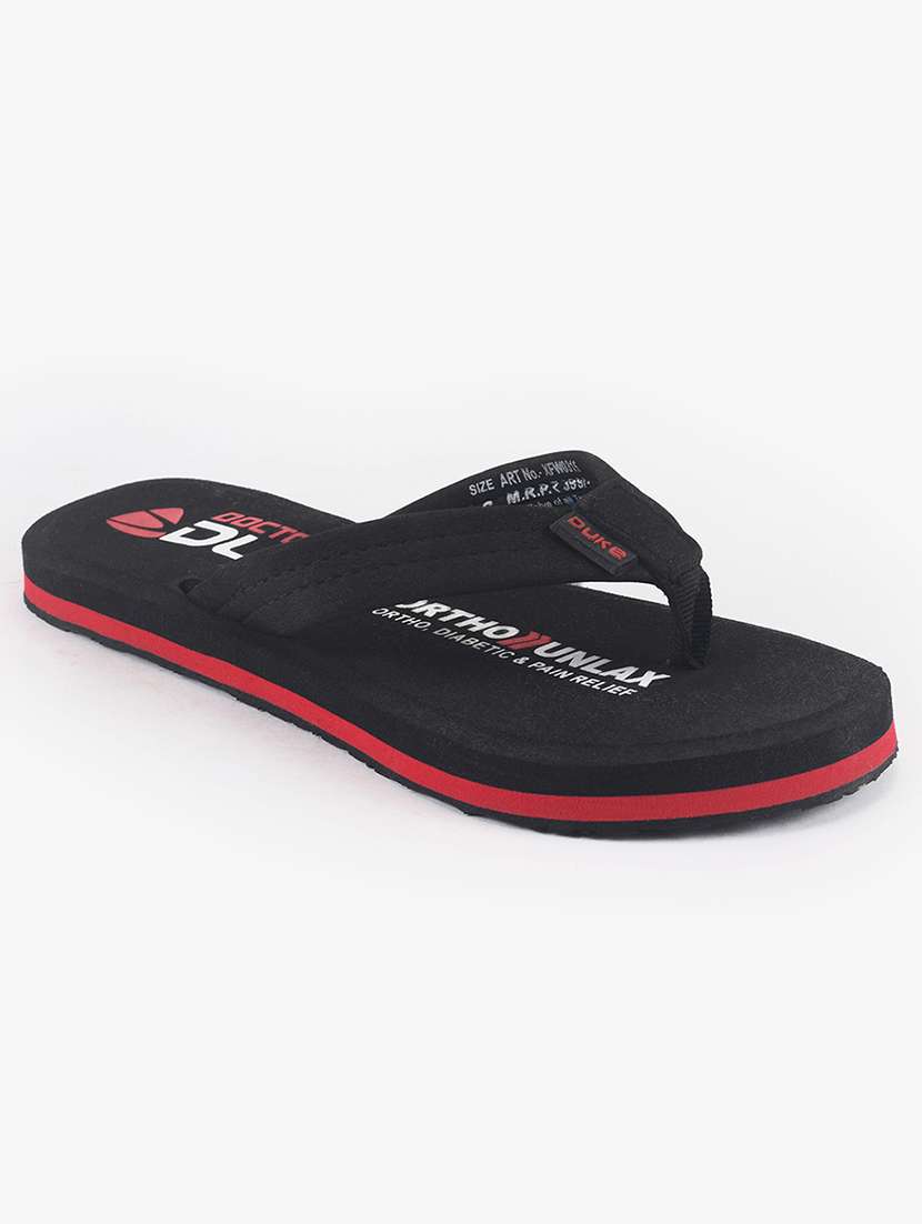 black rubber  flip flops - 17564510 -  Zoom Image - 0
