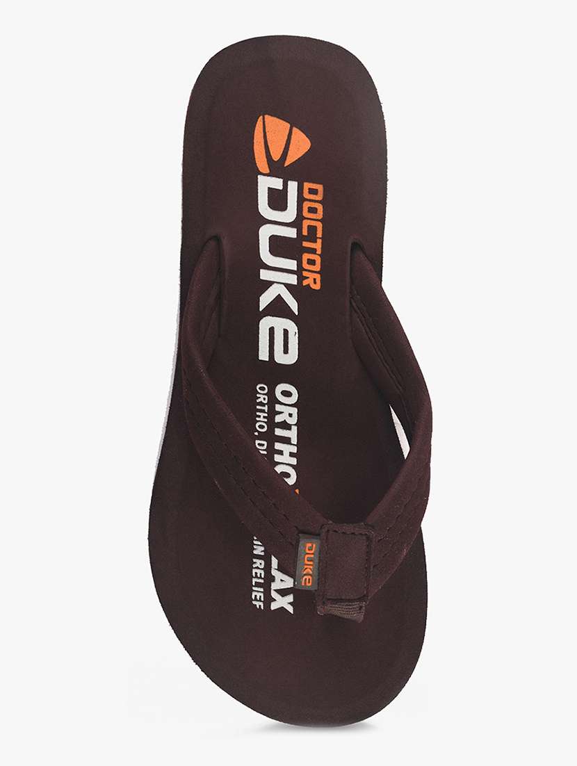 brown rubber  flip flops - 17564511 -  Standard Image - 3