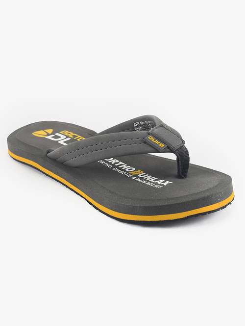 grey rubber  flip flops - 17564512 -  Standard Image - 0