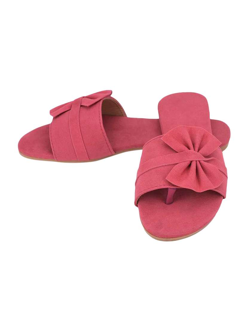 pink suede slip on sandals - 17565467 -  Standard Image - 3