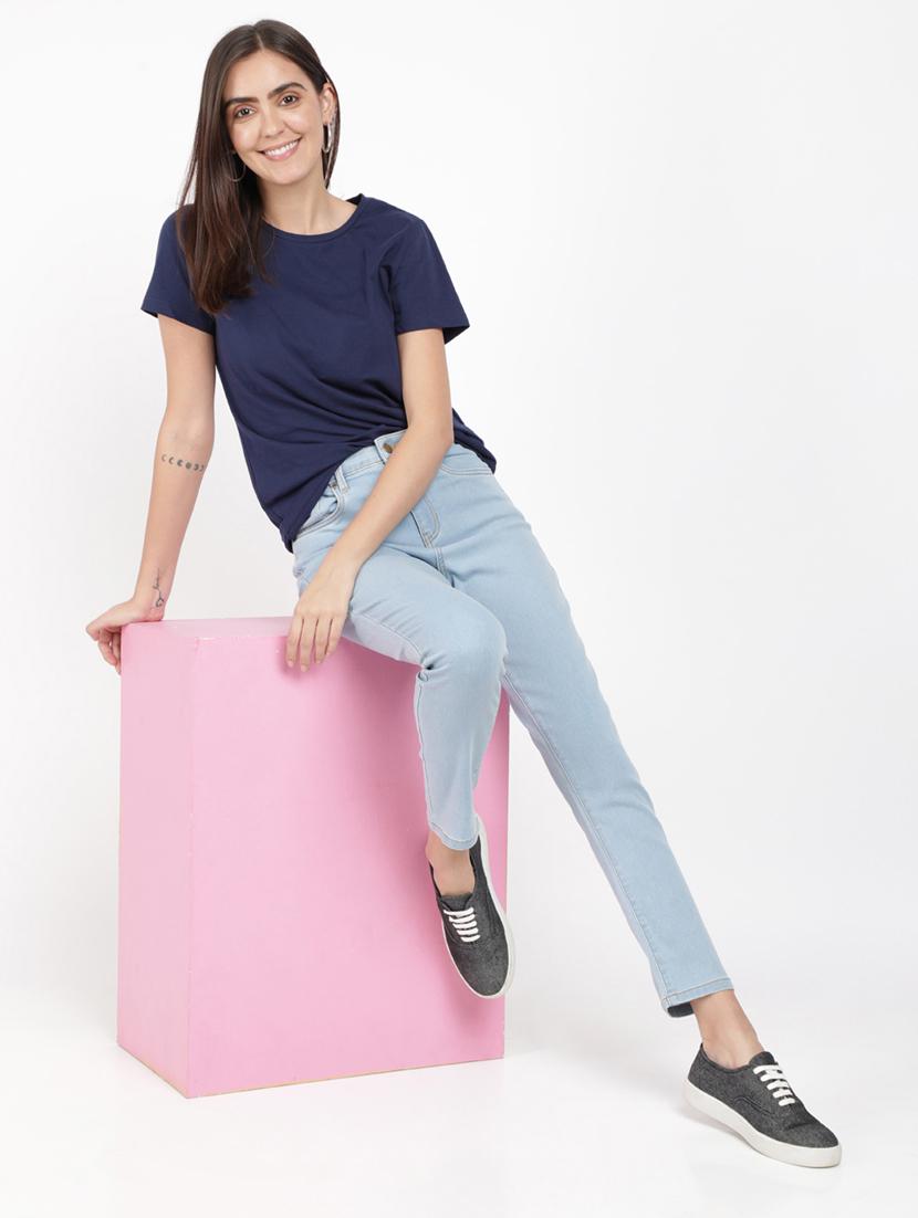 high rise slim fit jeans - 17565523 - Standard Image - 3