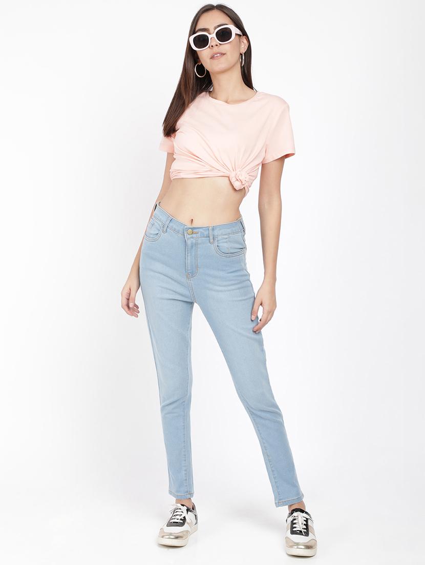 high rise slim fit jeans - 17565526 - Standard Image - 3