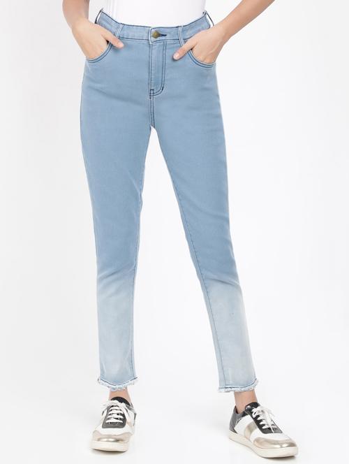 high rise ombre jeans - 17565529 - Standard Image - 0