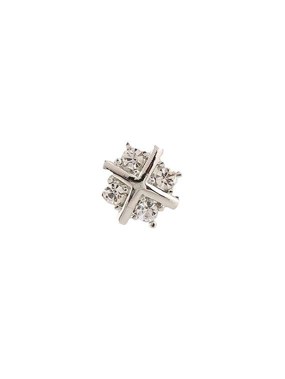 white metal alloy cufflink - 17566970 -  Zoom Image - 0