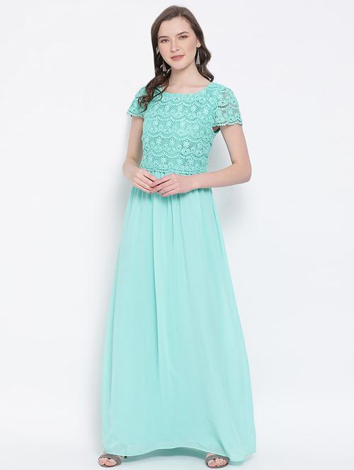 women's fit & flare maxi dress - 17567041 - Standard Image - 0