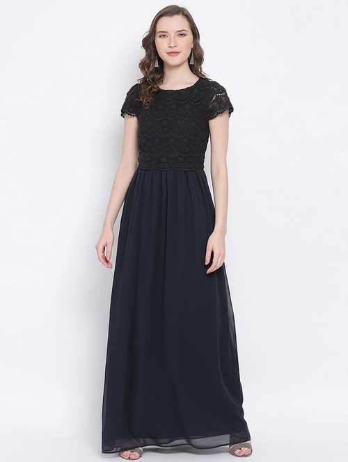 women's fit & flare maxi dress - 17567042 - Standard Image - 0