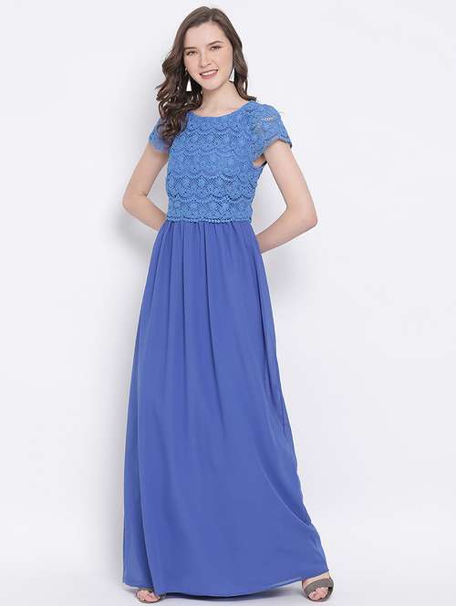 women's fit & flare maxi dress - 17567043 - Standard Image - 0