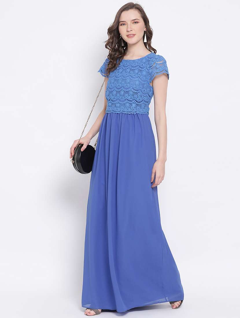 women's fit & flare maxi dress - 17567043 - Standard Image - 3