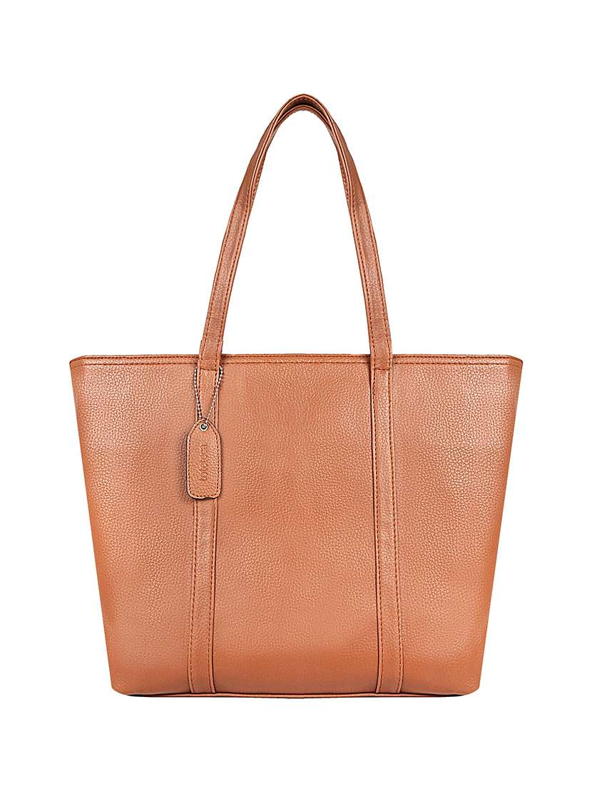 nude leatherette (pu) handbag - 17567250 - Zoom Image - 0