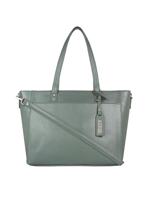 green leatherette (pu) handbag - 17567291 -  Standard Image - 0