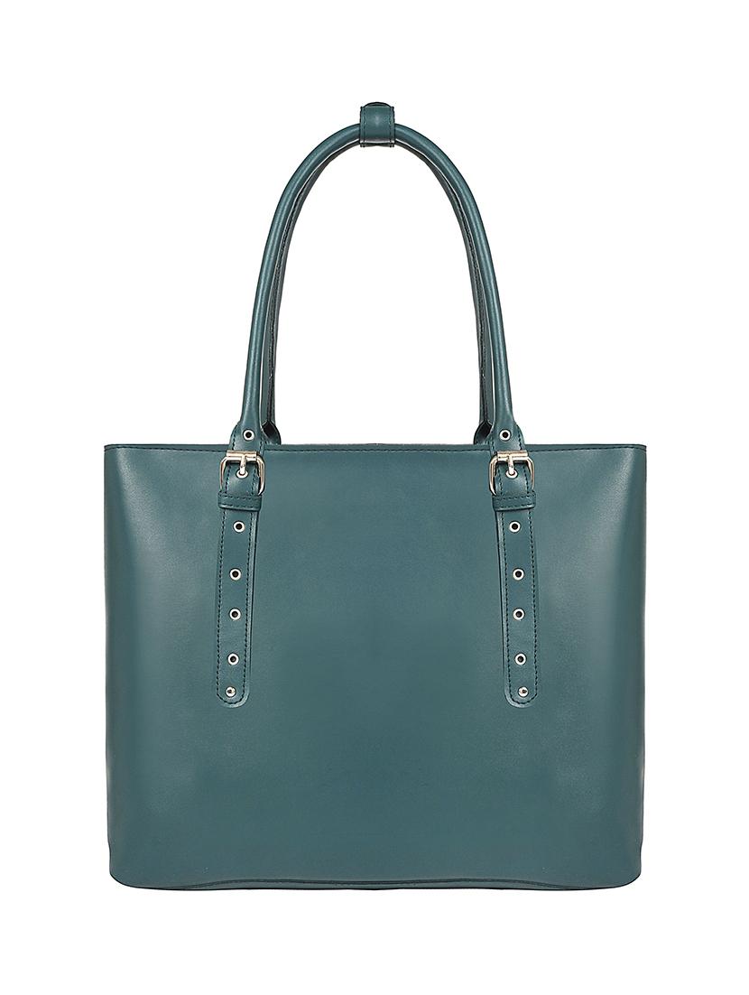 blue leatherette (pu) handbag - 17567294 -  Zoom Image - 0
