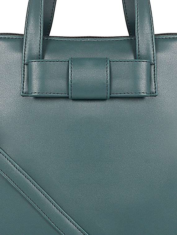 blue leatherette (pu) handbag - 17567301 -  Standard Image - 3