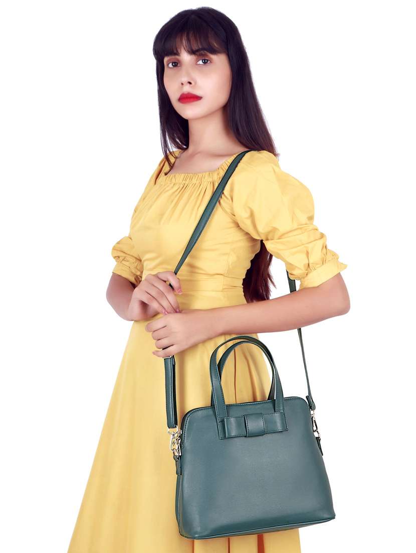 blue leatherette (pu) handbag - 17567301 -  Standard Image - 5