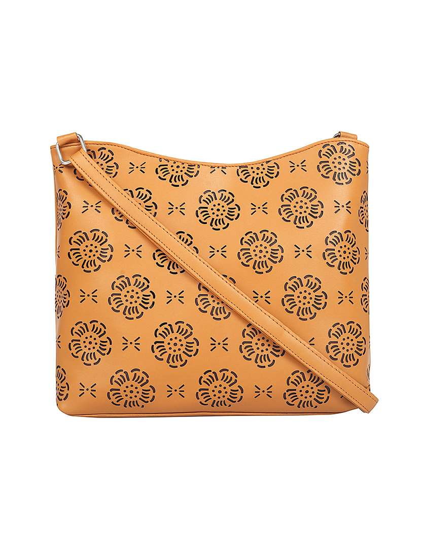 nude leatherette (pu) sling bag - 17567330 -  Zoom Image - 0