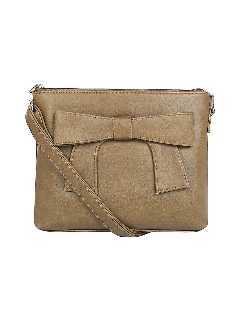 nude leatherette (pu) sling bag - 17567355 - Zoom Image - 0