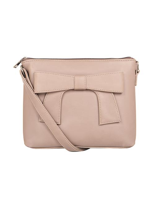 pink leatherette (pu) sling bag - 17567356 -  Standard Image - 0
