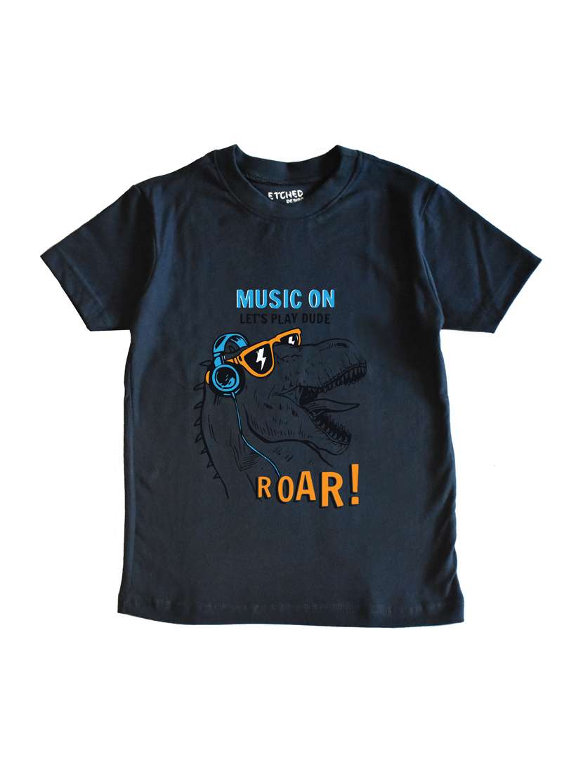 set of 2 graphic knit t-shirt - 17570282 -  Standard Image - 3