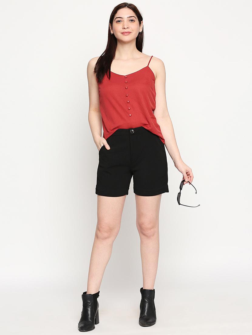 high rise regular shorts - 17572291 - Standard Image - 3