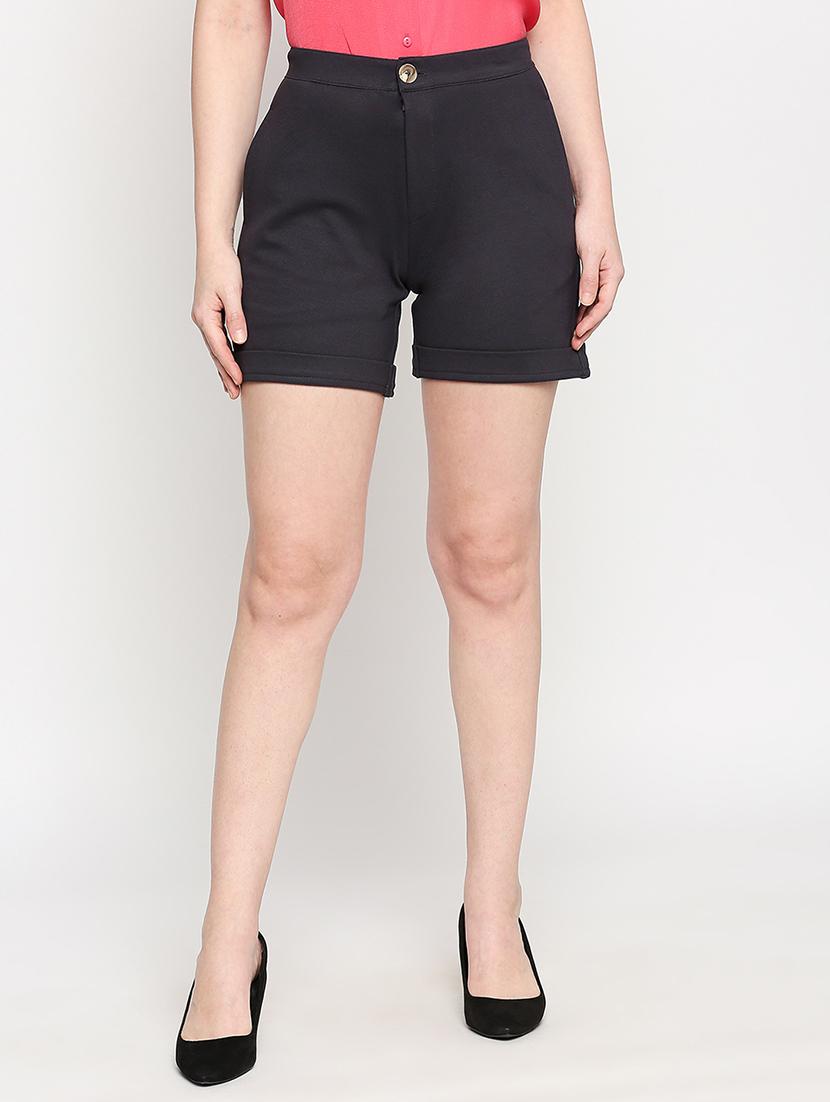 high rise regular shorts - 17572293 - Zoom Image - 0