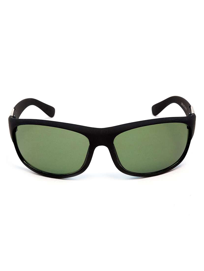 lorenz black sports sunglasses for men & women (lens-green||frame-black) | sn-3