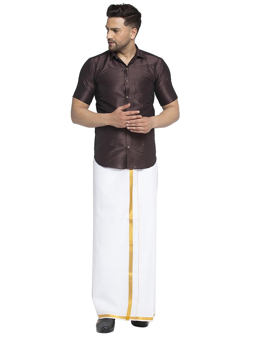 mens solid casual shirt - 17574055 - Standard Image - 3