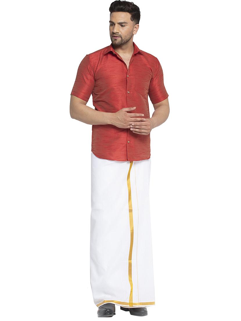 mens solid casual shirt - 17574059 - Standard Image - 3