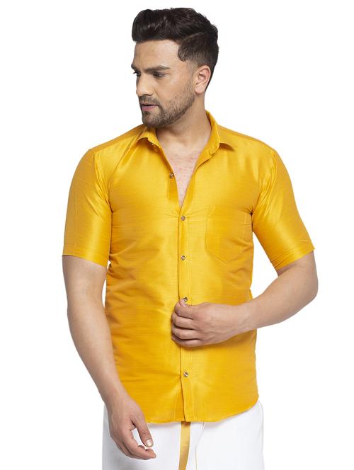 mens solid casual shirt - 17574062 - Standard Image - 0