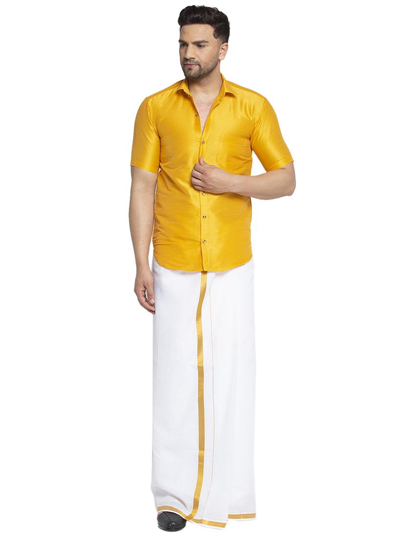 mens solid casual shirt - 17574062 - Standard Image - 3