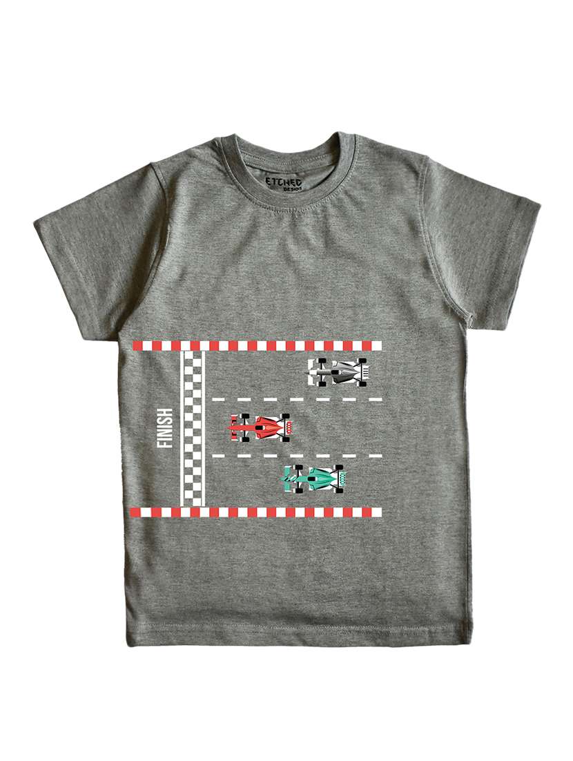 grey printed t-shirt 