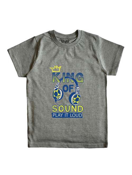 grey printed t-shirt  - 17578107 -  Standard Image - 0