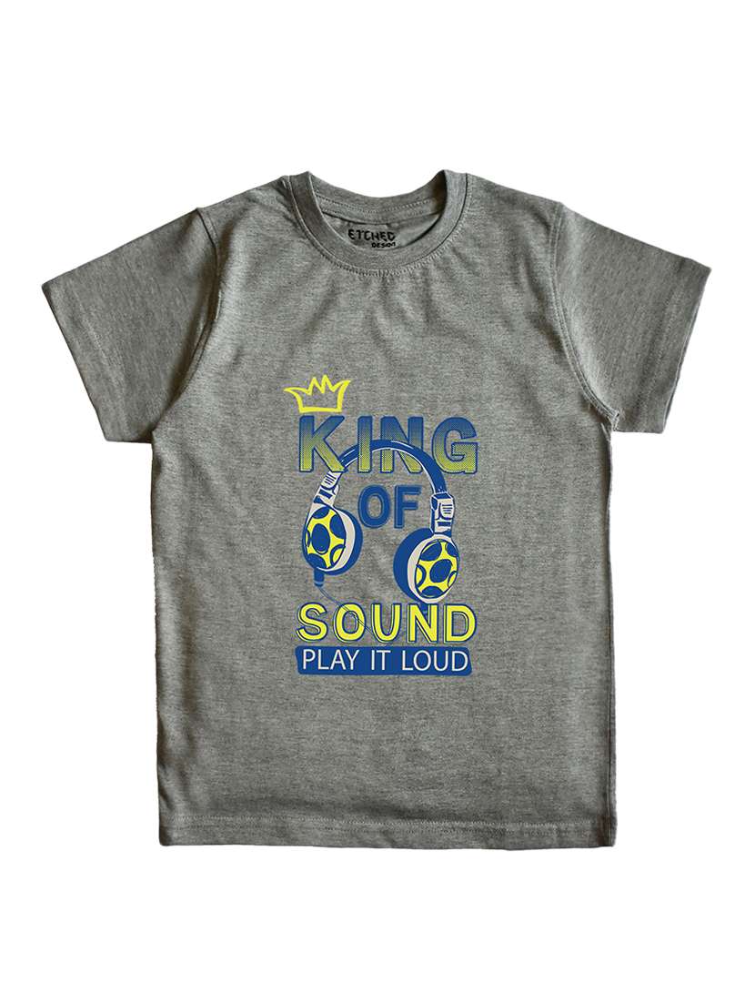 grey printed t-shirt 