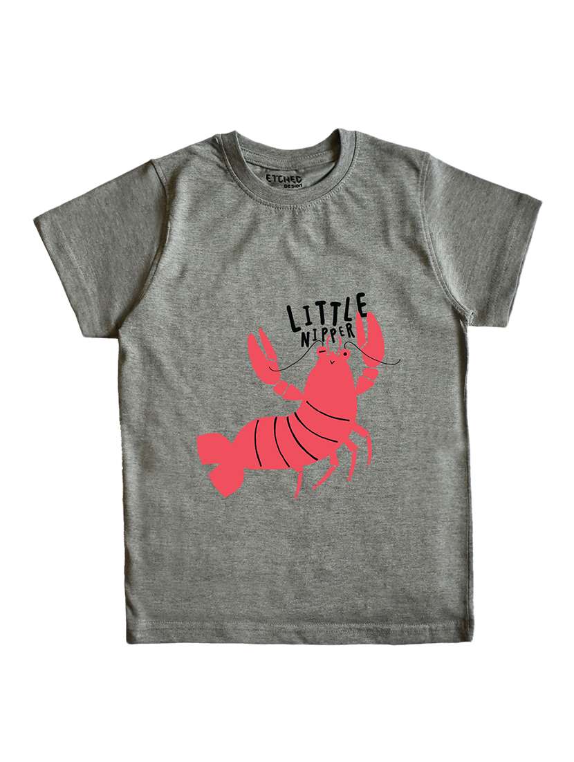 grey printed t-shirt 