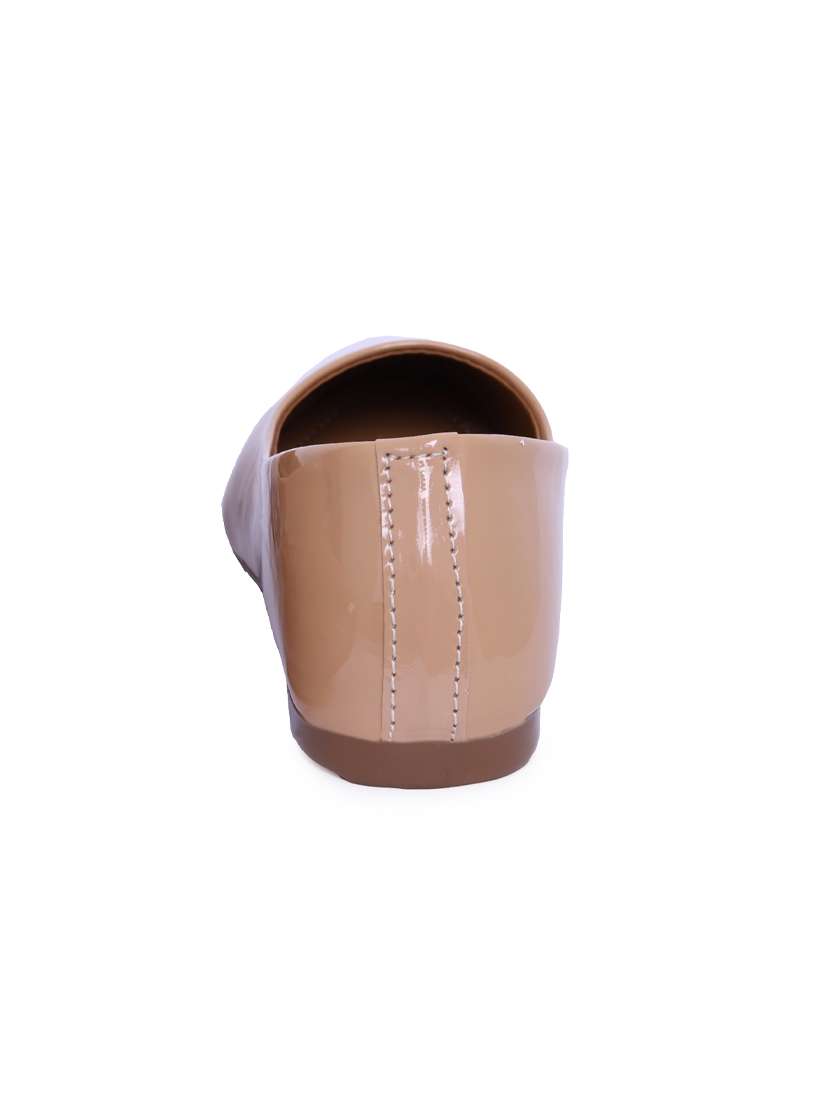 beige sheet slip on ballerina - 17578236 -  Standard Image - 3