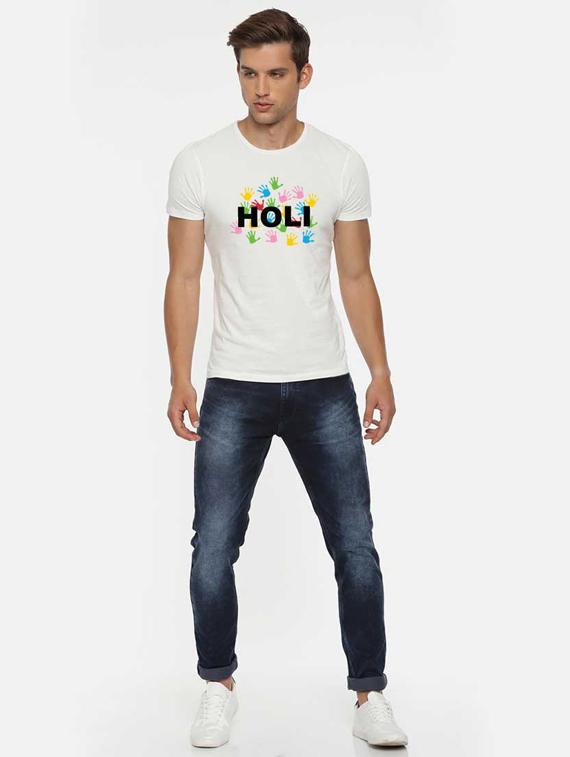 white printed t-shirt - 17578731 - Standard Image - 3