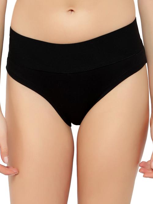 black solid  bikini panty - 17579306 -  Standard Image - 0