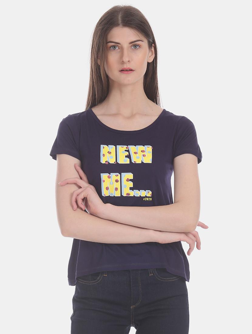 round neck graphic tee - 17581115 - Zoom Image - 0