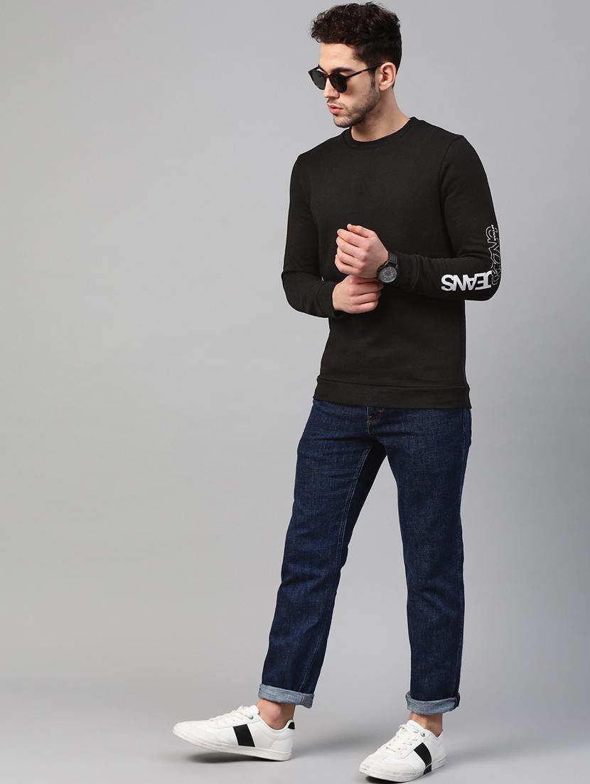 black printed sweatshirt - 17584141 - Standard Image - 3