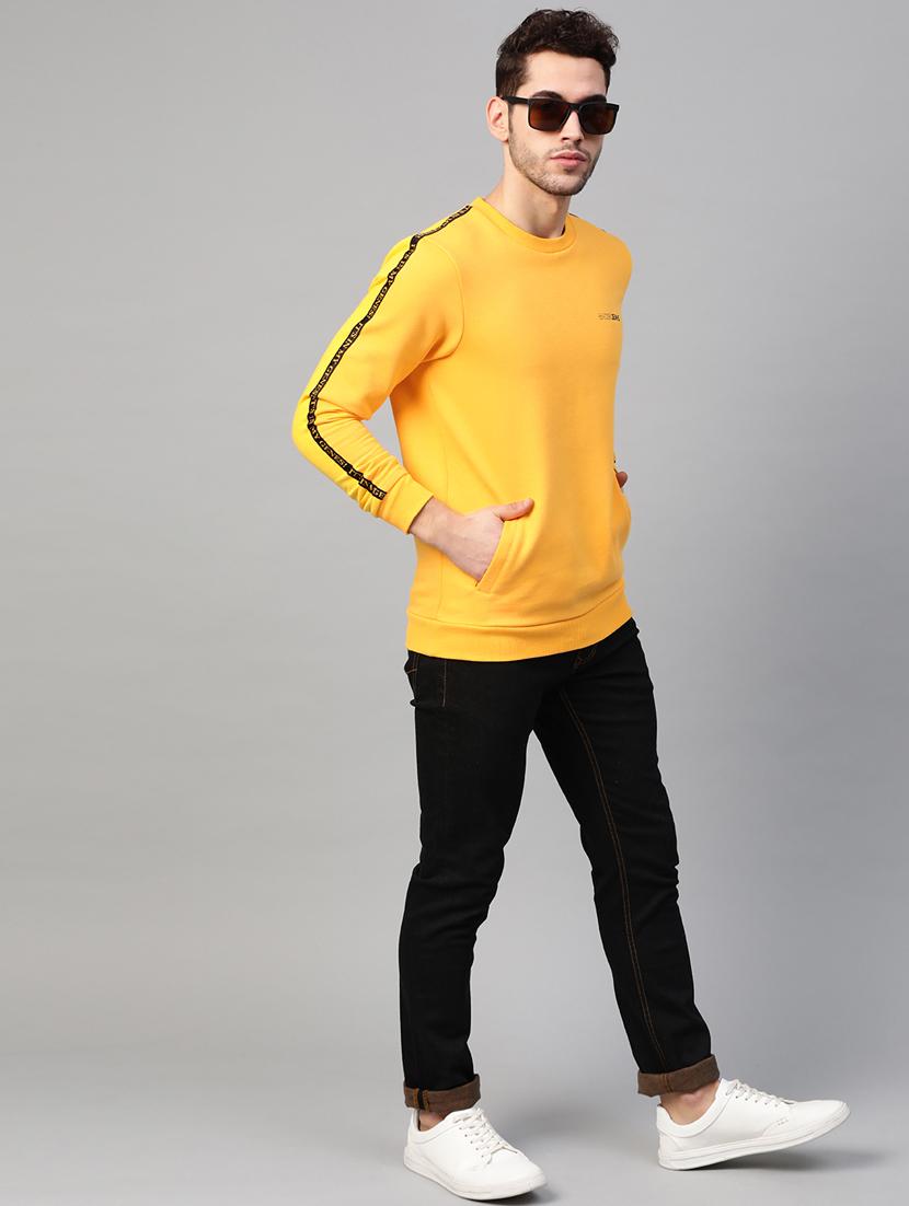 yellow taped sweatshirt - 17584147 - Standard Image - 3