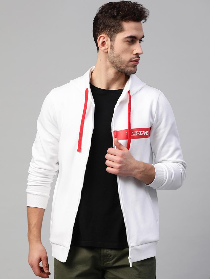 white printed sweatshirt - 17584173 -  Zoom Image - 0
