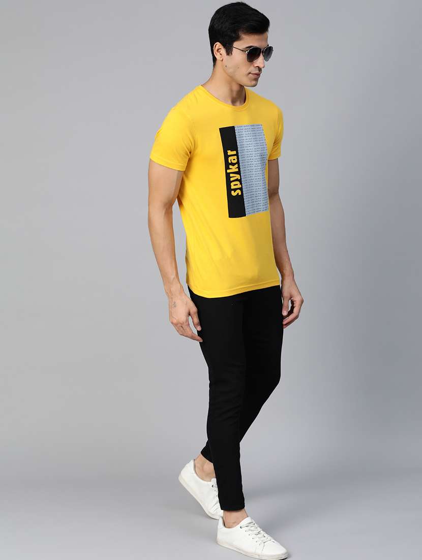 yellow printed t-shirt - 17584180 -  Standard Image - 3