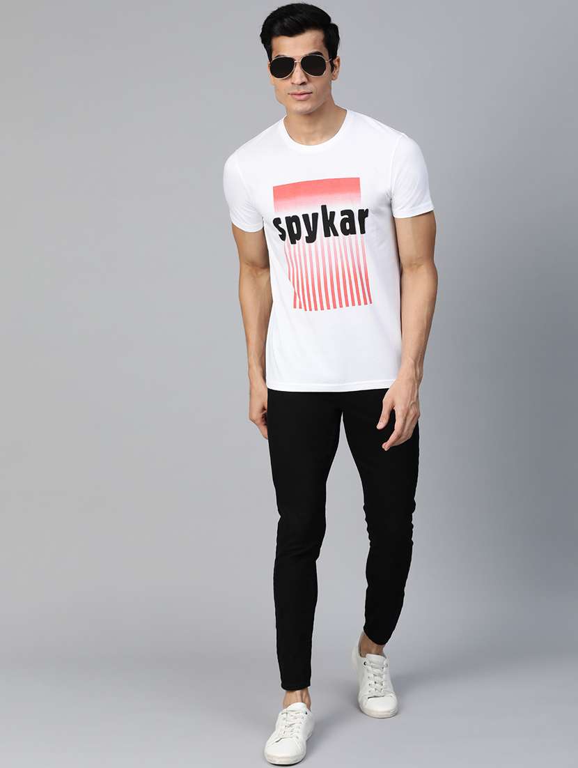 white printed t-shirt - 17584195 - Standard Image - 3