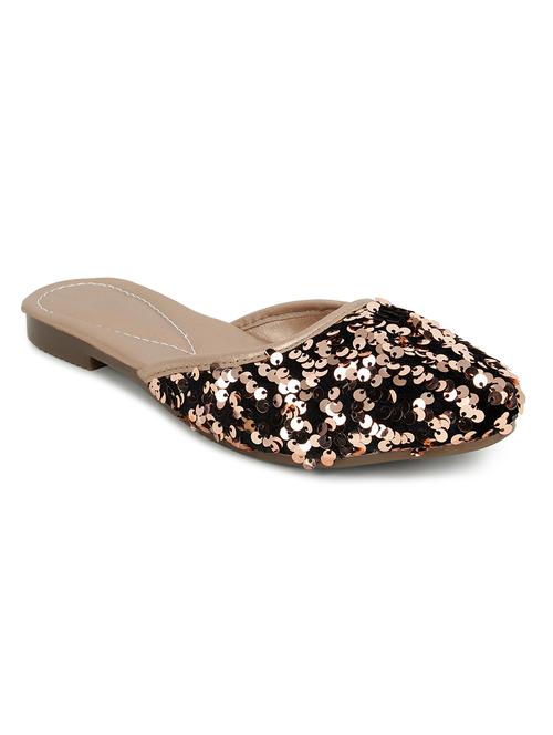 copper fabric mules sandals - 17585080 -  Standard Image - 0