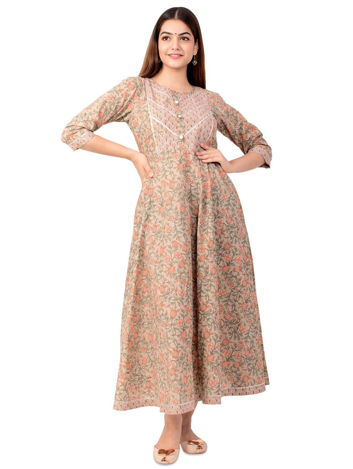 women's flared kurta - 17586876 - Zoom Image - 0