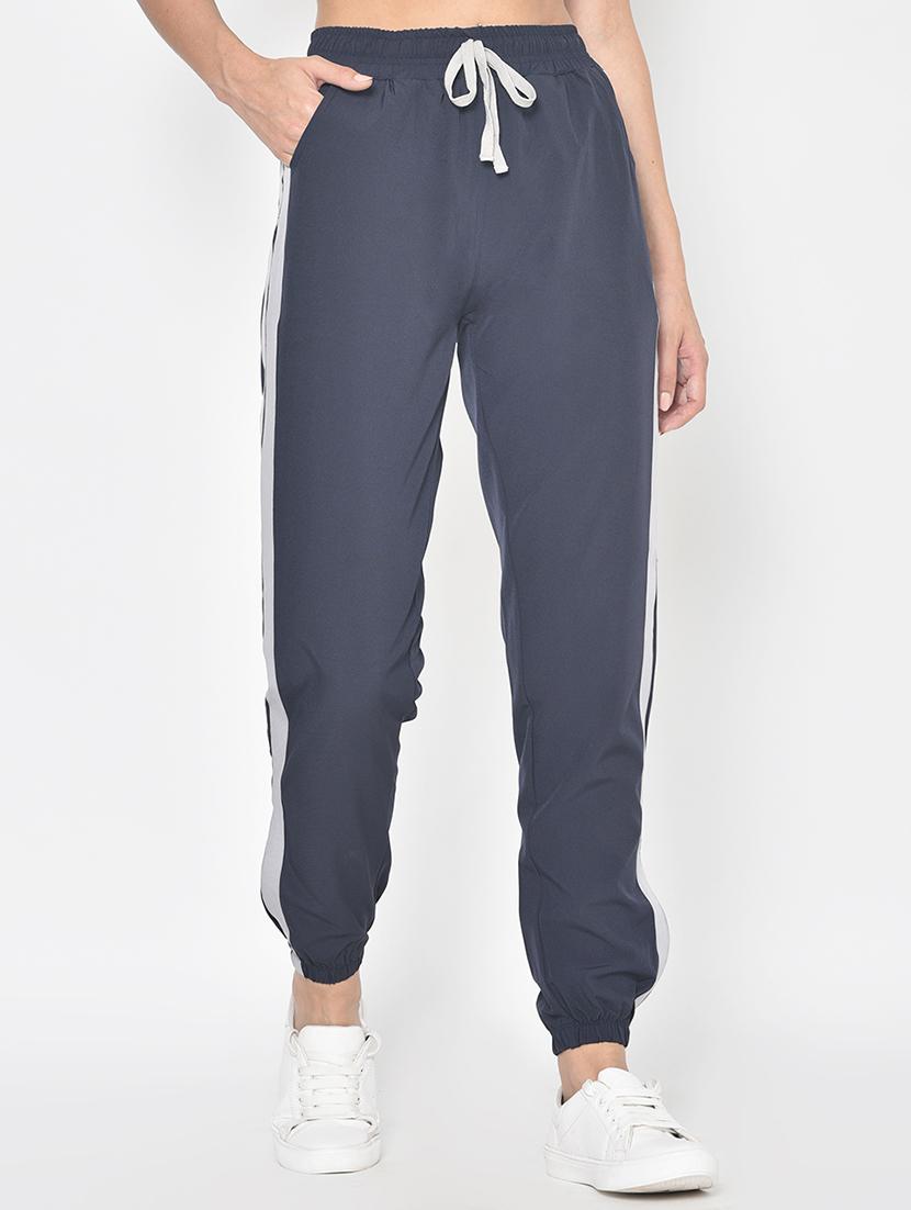 drawstring waist side taped track pant - 17587375 -  Zoom Image - 0