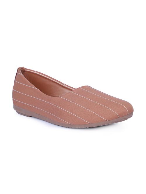 beige fabric slip on ballerina - 17587936 - Standard Image - 0