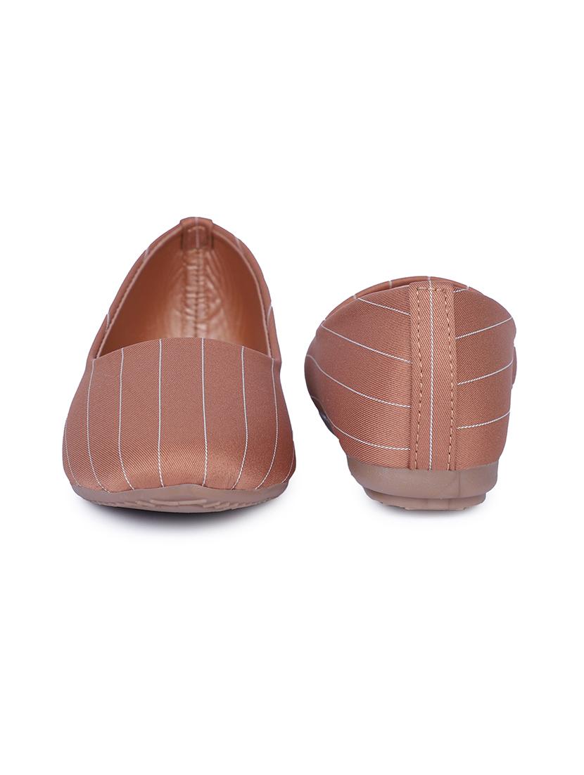 beige fabric slip on ballerina - 17587936 - Standard Image - 3