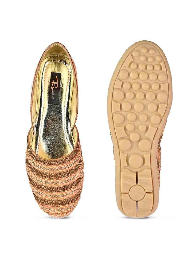 beige synthetic slip on ballerina - 17587958 - Standard Image - 3